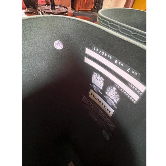 Hunter Tall Rain Boots size 9 - Picture 4 of 10